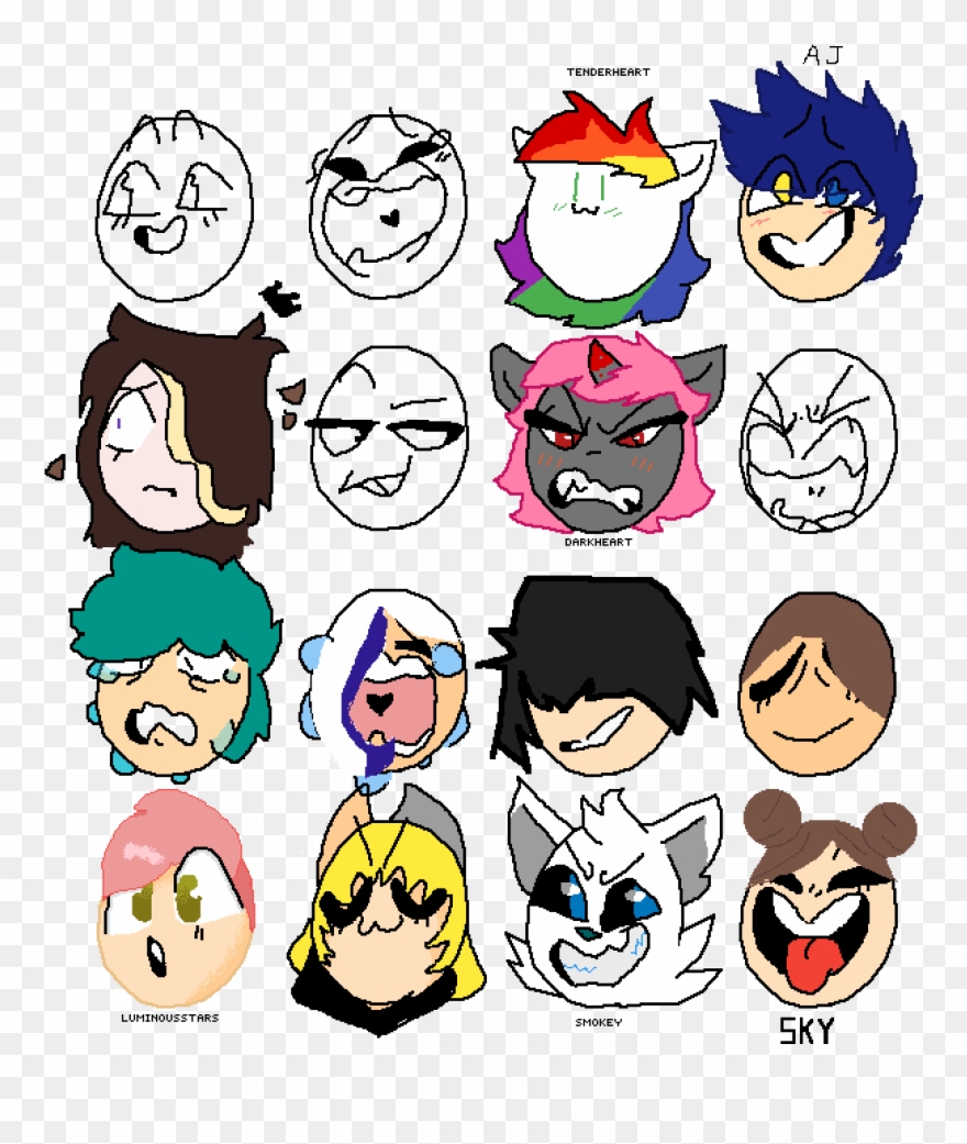 Decapitated Heads Clipart