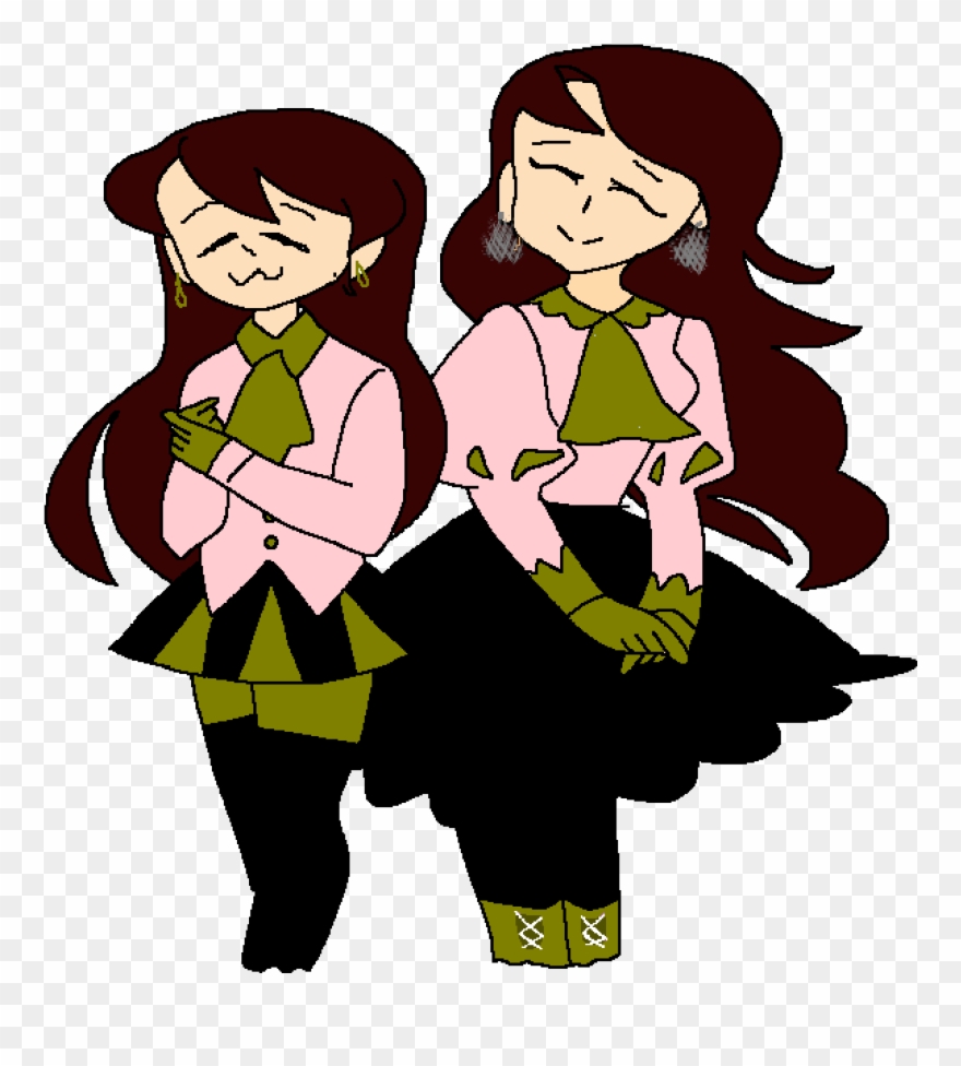 Twins One More Time Clipart
