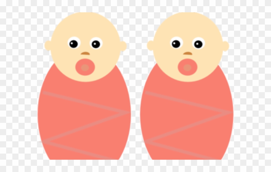 Twin Babies Cliparts - Png Download