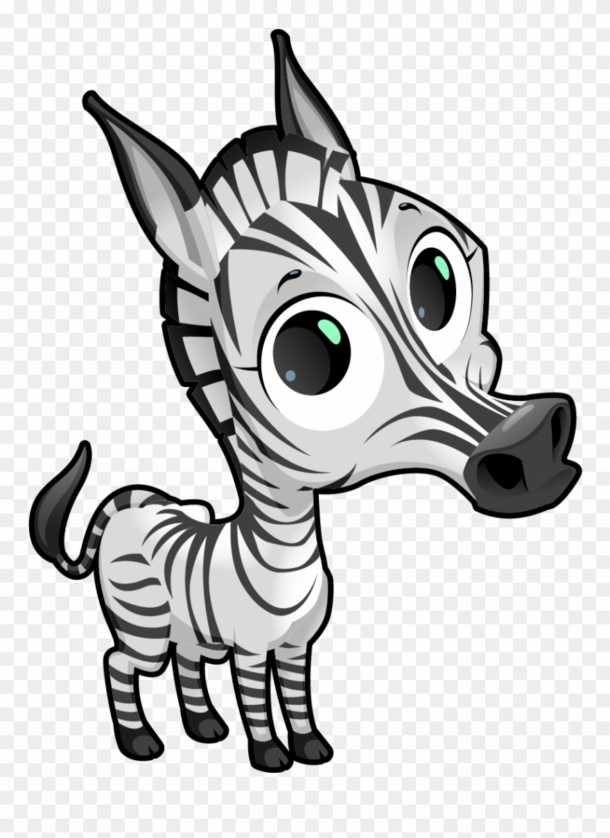 Zebra Cartoon Drawing Illustration Clipart