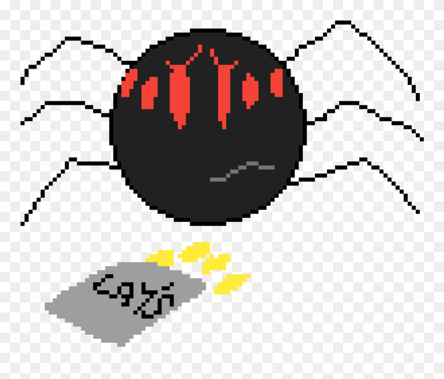 The Spider Ate Too Many Chips Clipart