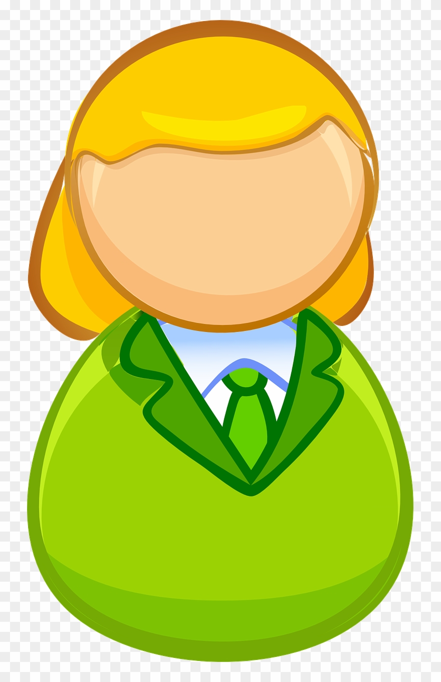 Woman Suit Business Clipart