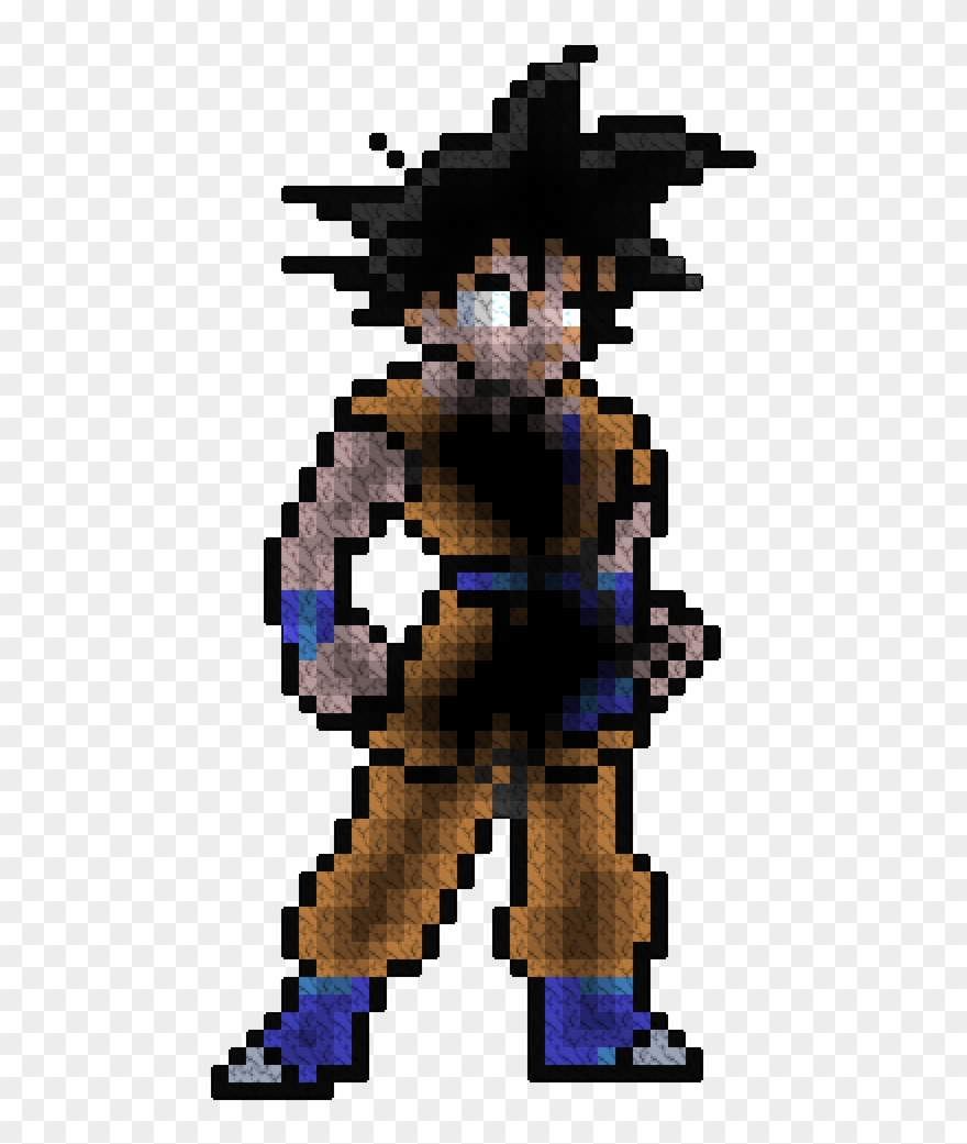 Goku Pixel Art Terraria Clipart