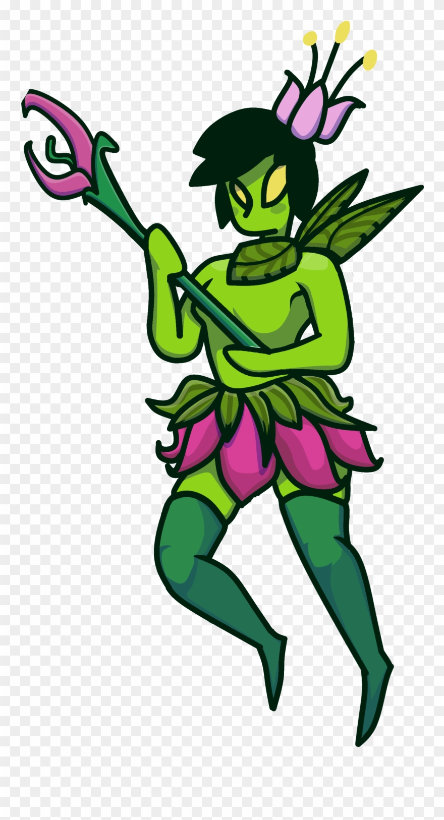 Plantera Girl Art Clipart