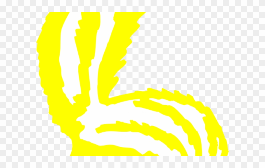 Skunk Clipart Yellow - Png Download