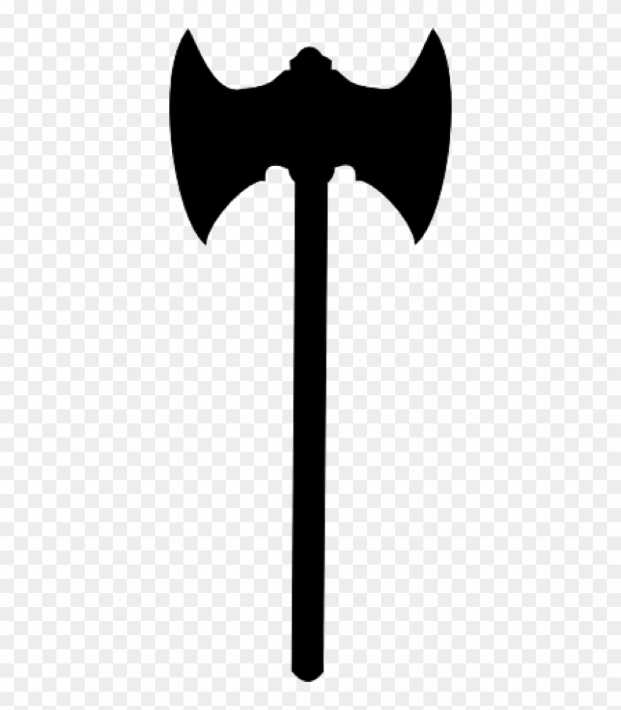 Double Axe Shape 3 Clipart