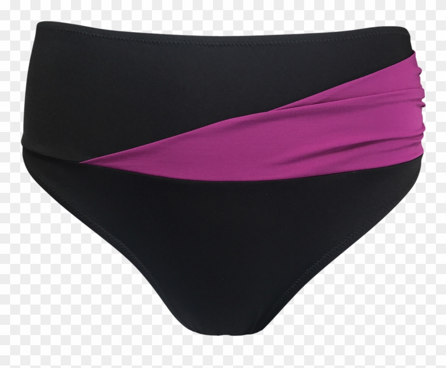Cassis Wrap Swim Bottom Clipart