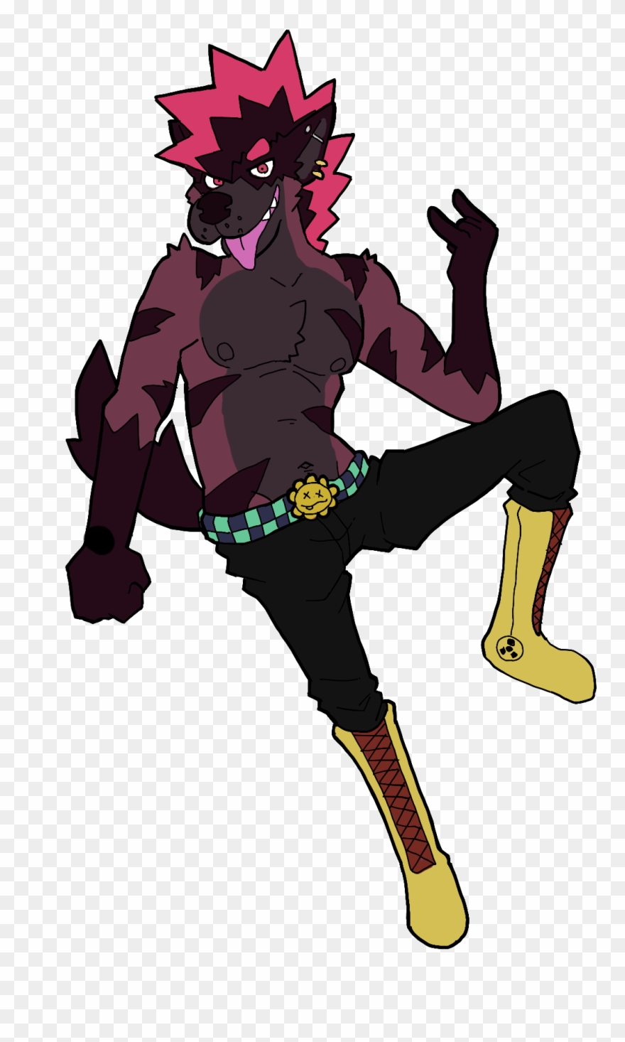 Hyena⭐rock Clipart