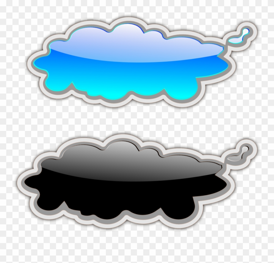 Glossy Clouds-2 Clipart