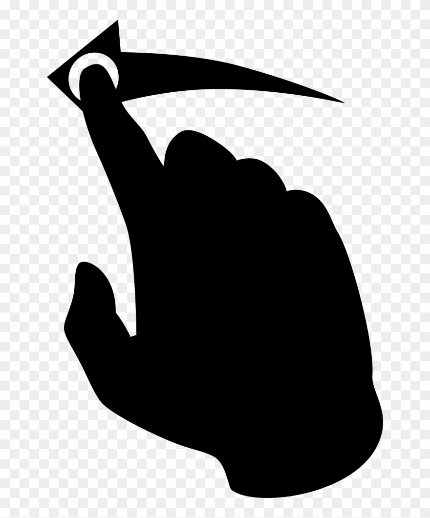Left Hand Gesture Comments Clipart
