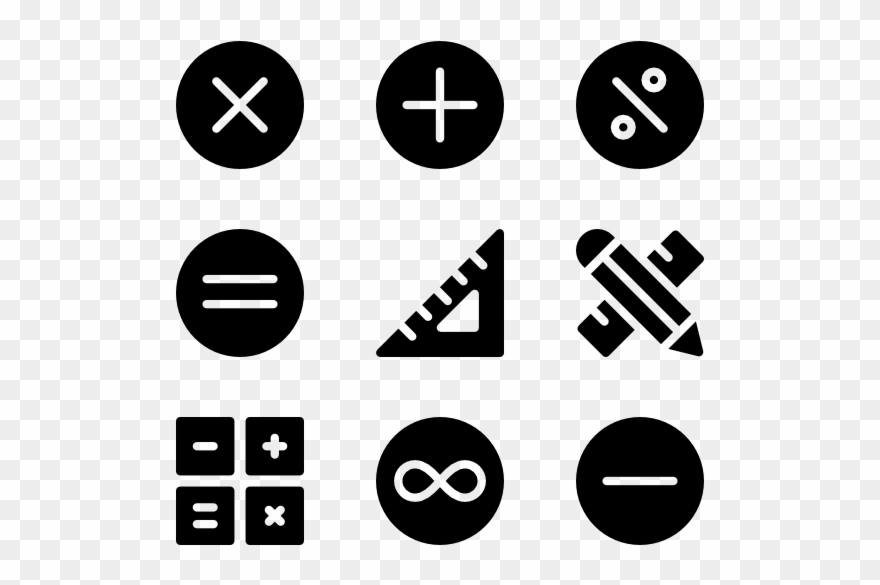 Clipart Of Icons, Math That And Math This - Png Download