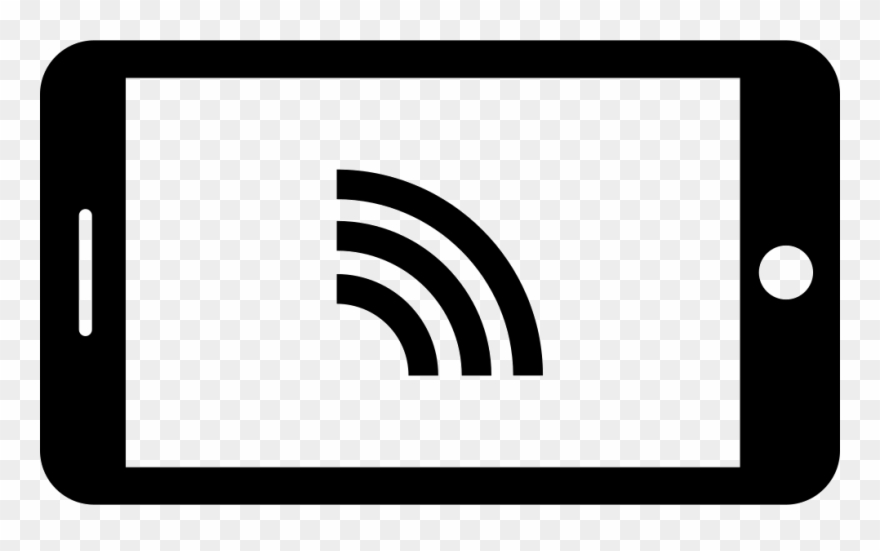 Horizontal Smartphone With Wifi Connection Comments Clipart