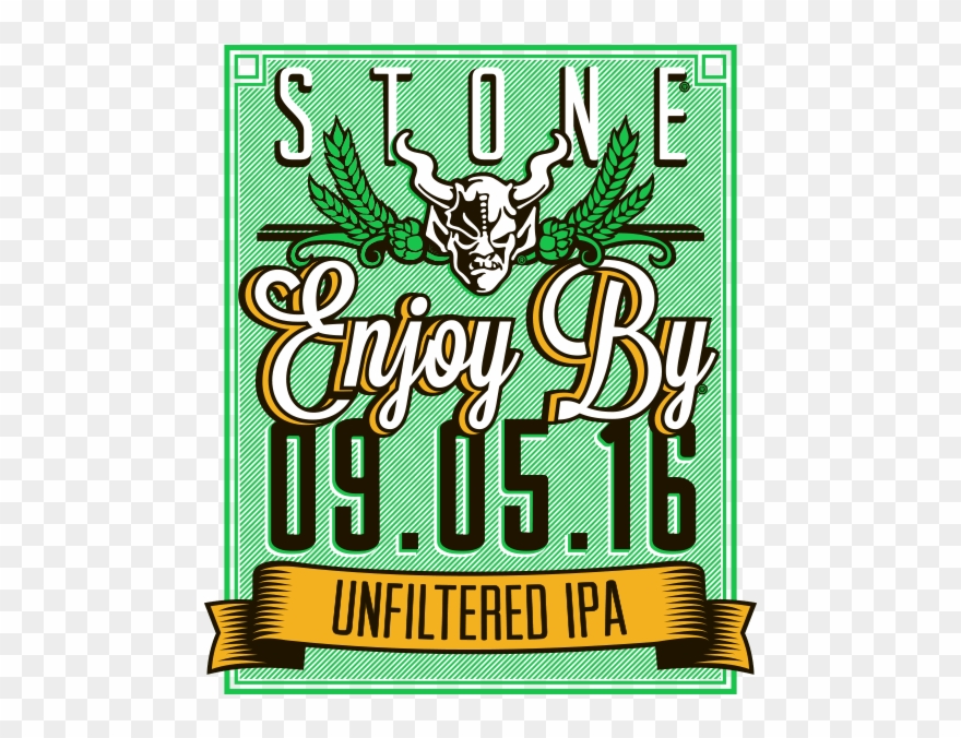 Stone Enjoy By Unfiltered Ipa Returns Again On August Clipart