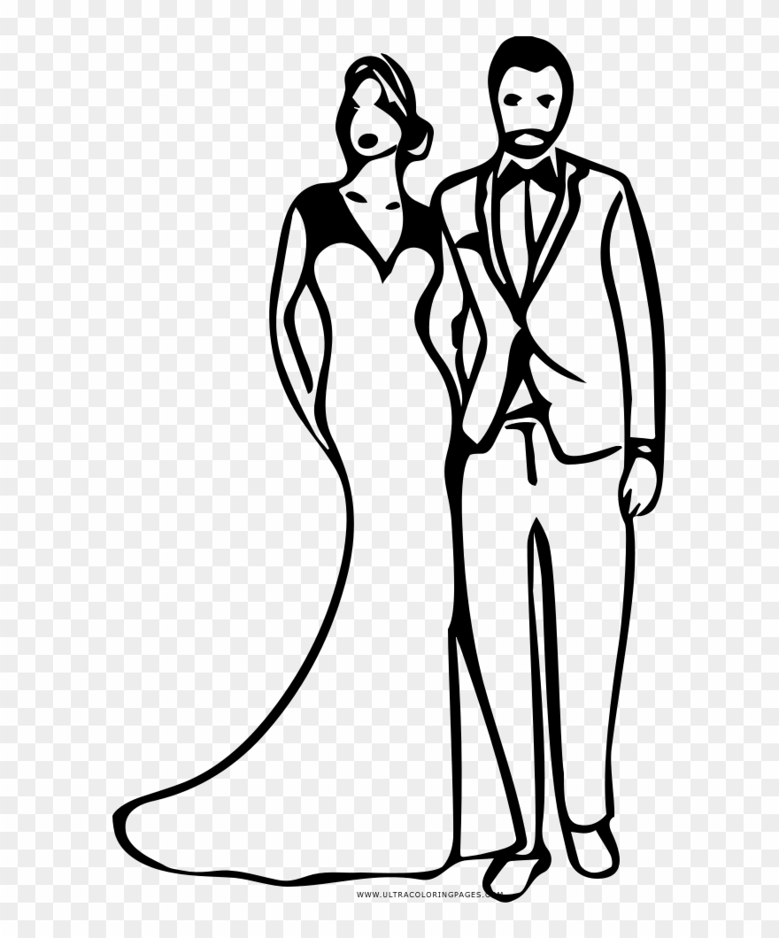 Groom Coloring Pages Clipart
