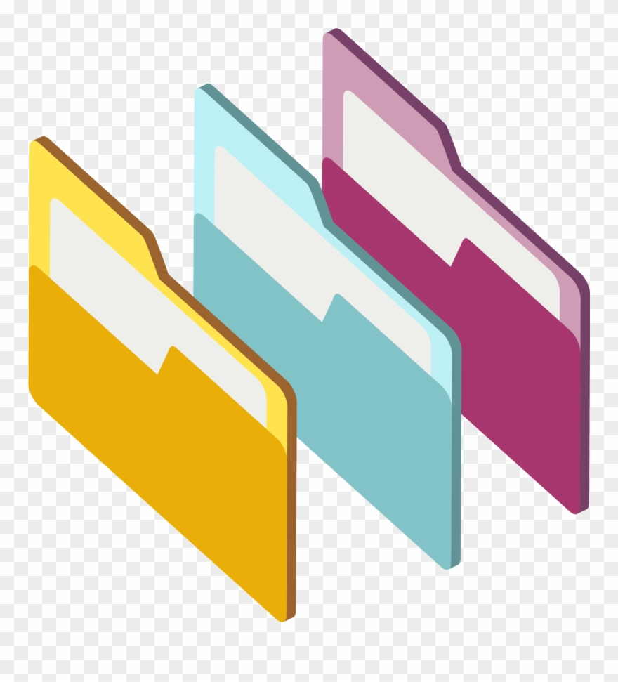 Vector Library Drawing File Folder Stationery Clipart