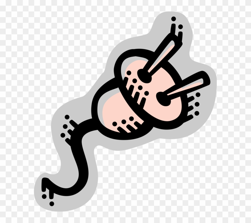 Vector Illustration Of Electrical Plug Conducts Electricity Clipart