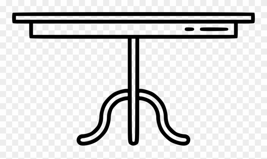 Single Legged Dining Table Comments Clipart