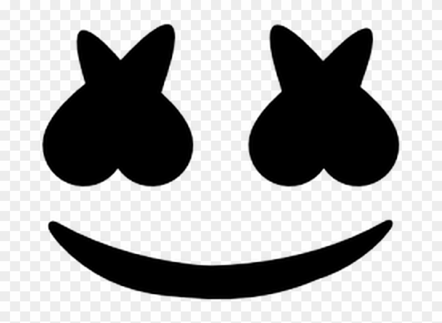 Marshmello Sticker Clipart