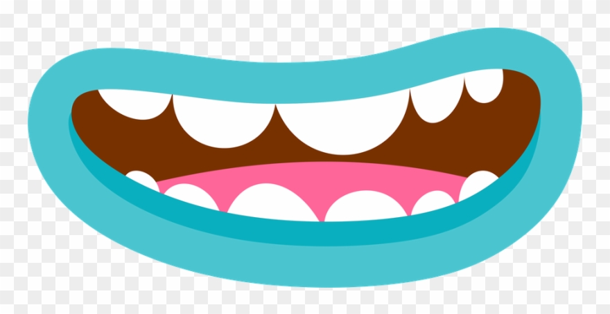 Clipart Mouth Dientes - Png Download