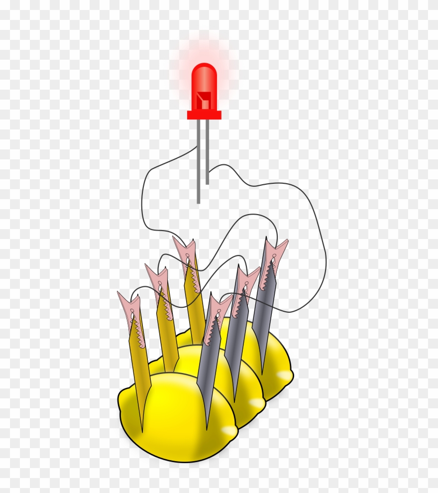 Lemon Battery Clipart