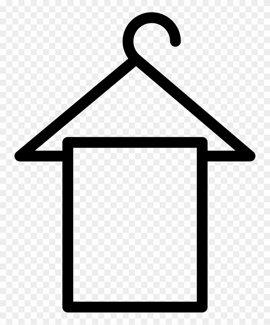 Towel On Hanger Comments Clipart