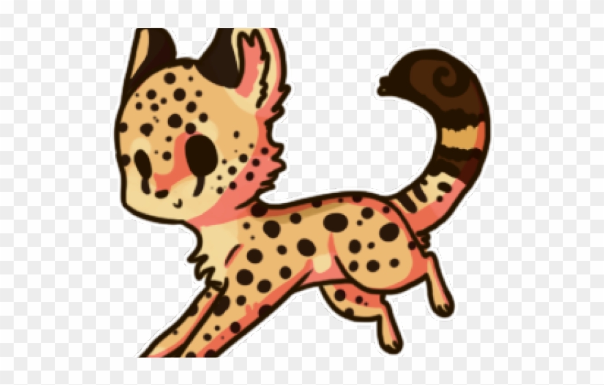 Cheetah Clipart Anime Baby - Png Download