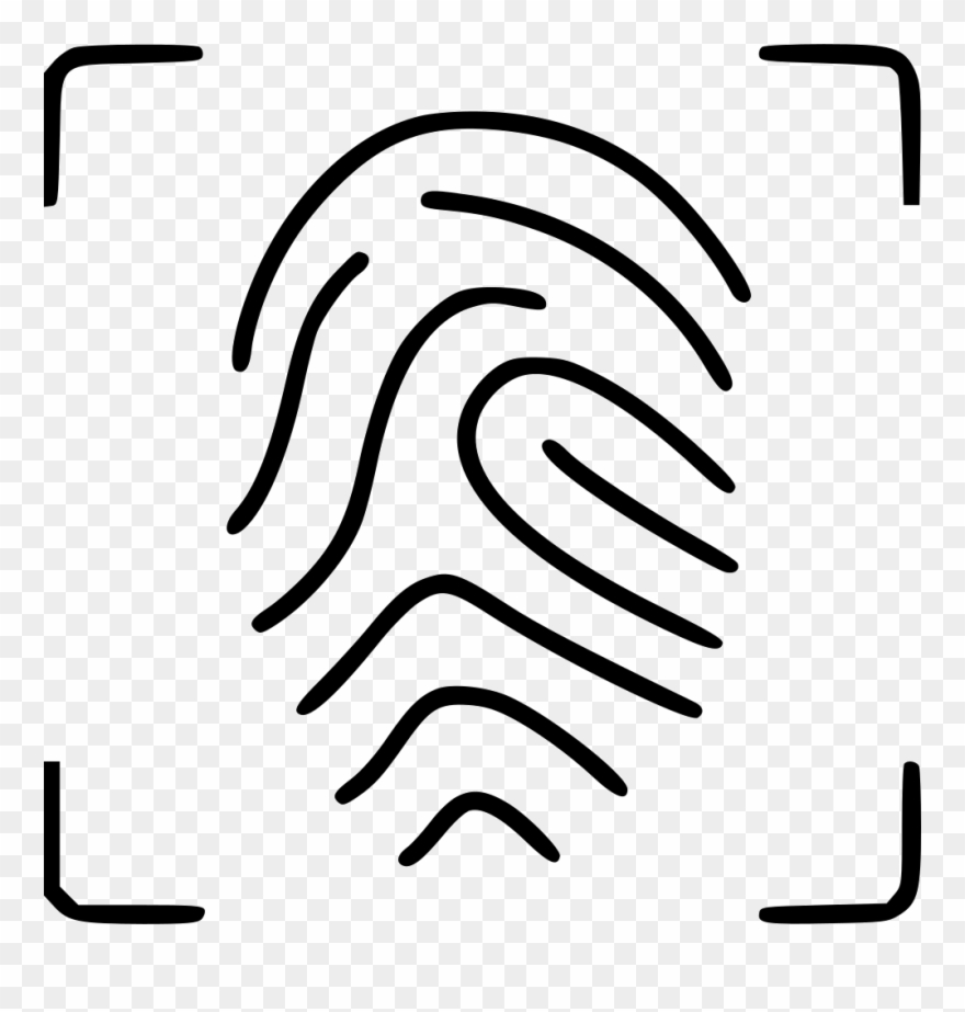 Fingerprint Scanning Authorization Security Scanner Clipart