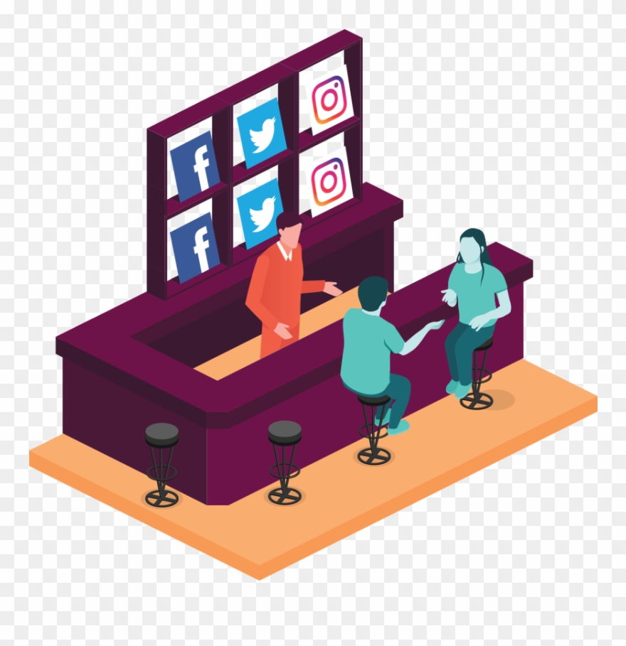 Social Marketing - Clipart