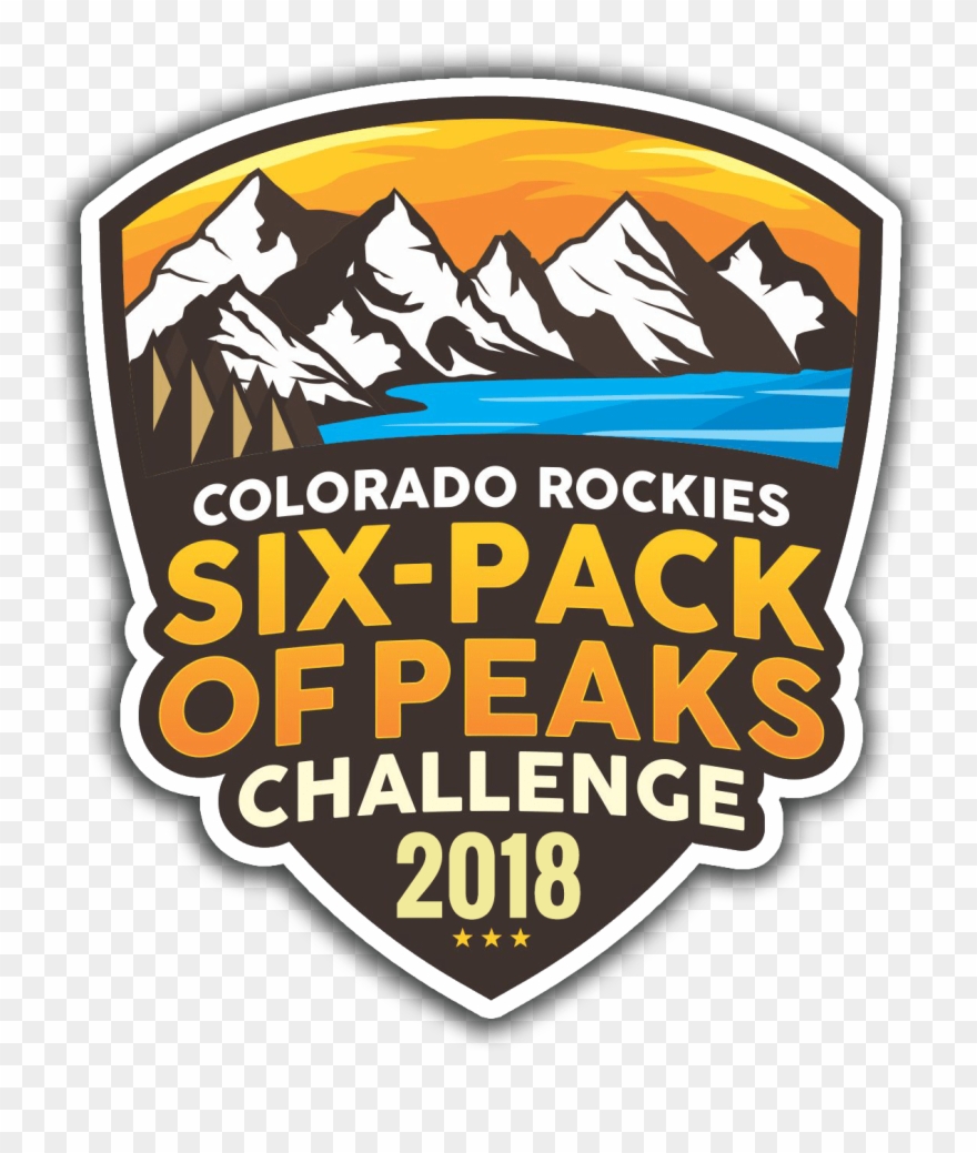 Colorado Rockies Six-pack Of Peaks Challenge Clipart