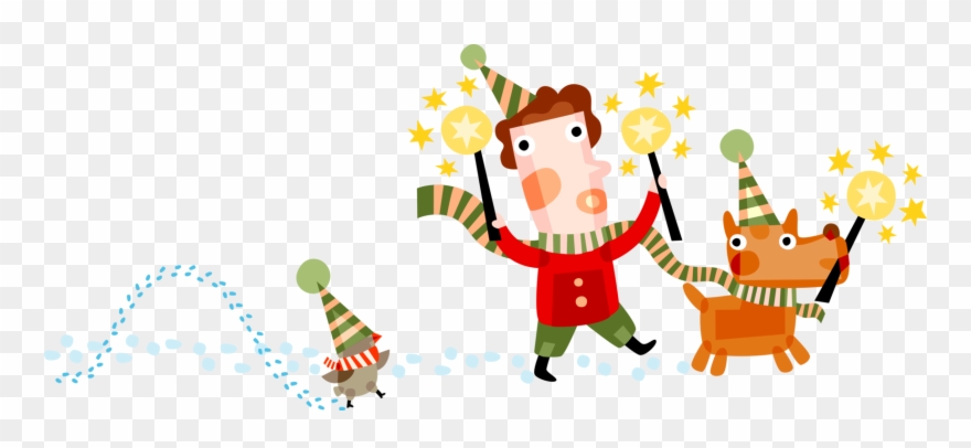 Vector Illustration Of Boy With Pet Dog And Bird Carry Clipart