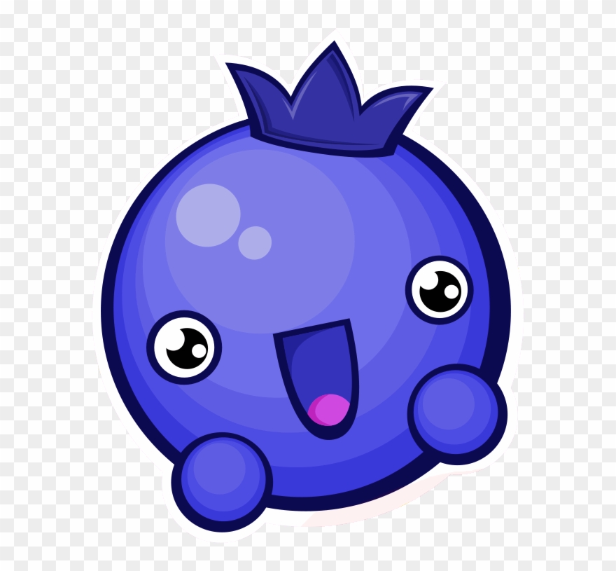 Berry Vector Blue Clipart