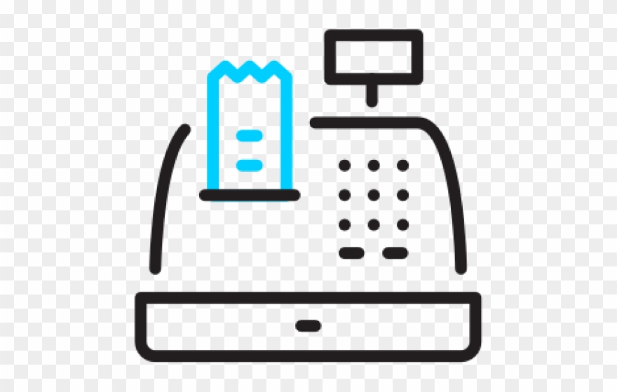 An Illustration Of A Cash Register Clipart