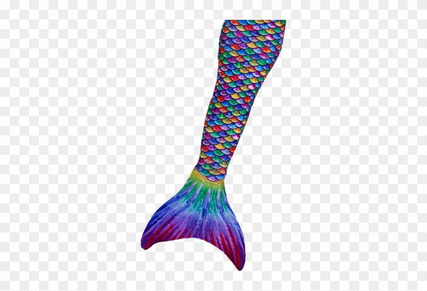 Replacement Mermaid Tail Skin Aurora Borealis Swimmable Clipart