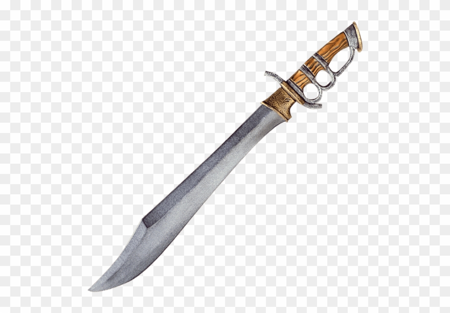 Larp Trench Knife Short Sword Clipart