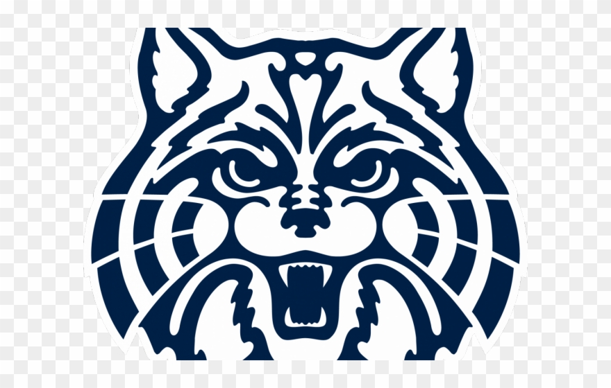 Wildcat Clipart Black And White - Png Download