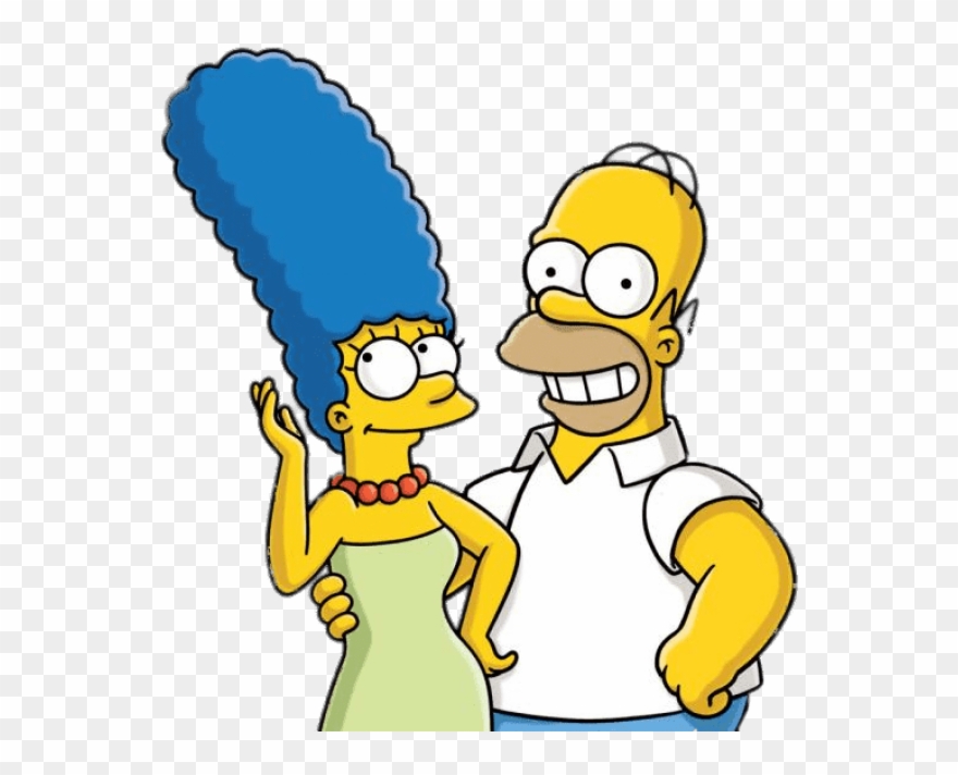 Free Png Download Homer And Marge Simpson Clipart Png Transparent Png