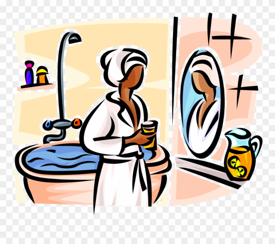 In Bathrobe Dressing Gown Transparent Background Clipart