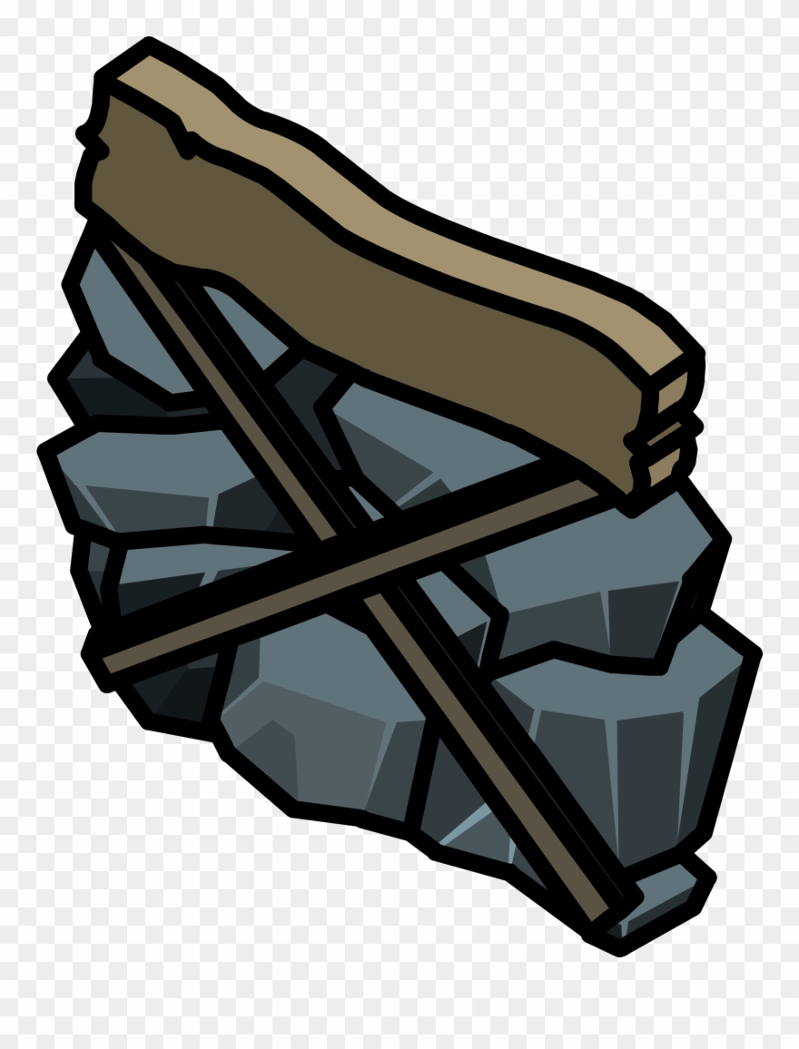 Abandoned Mine Wall Clipart