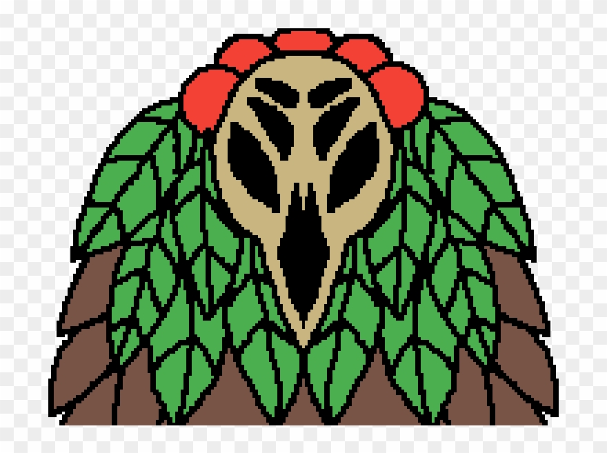 Mistletoe Skull Bird Clipart