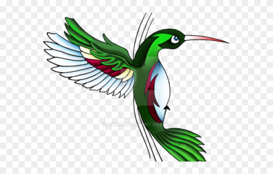 Hummingbird Clipart Red Throated - Png Download