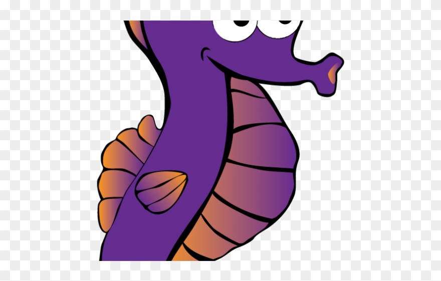Seahorse Clipart Swimming Animal - Png Download