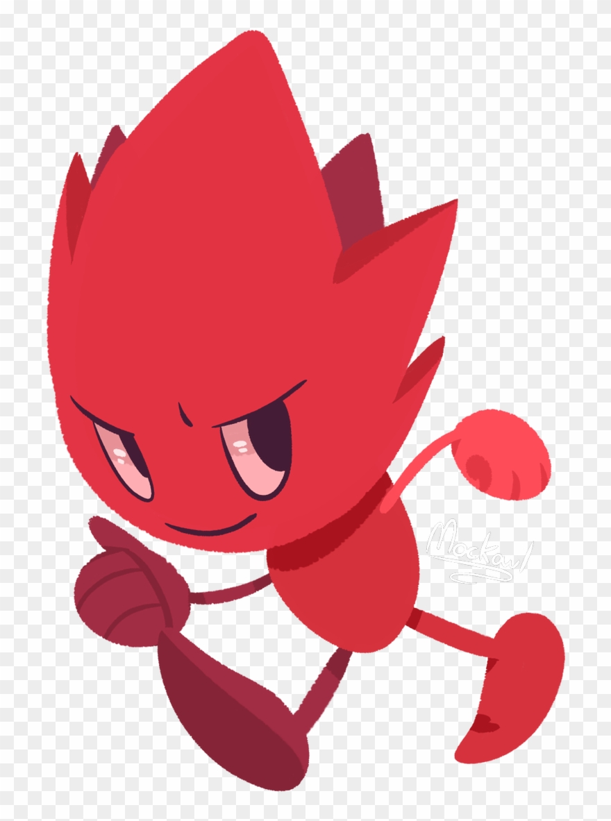 Quick, Yet Fun To Make Doodle Of This Red Boy, Credits Clipart