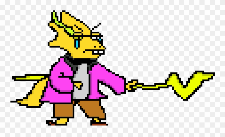 Disbelief Alphys Clipart