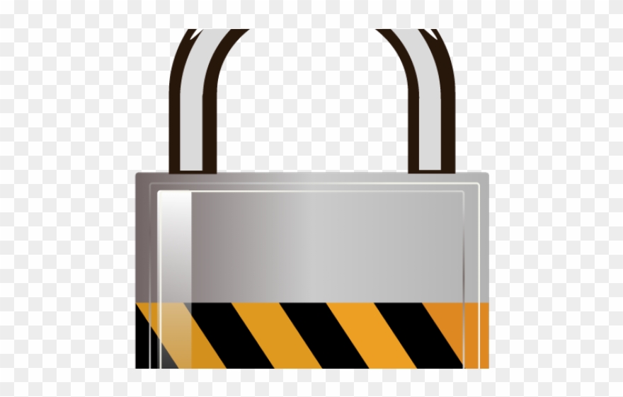 Padlock Clipart Door Lock - Png Download