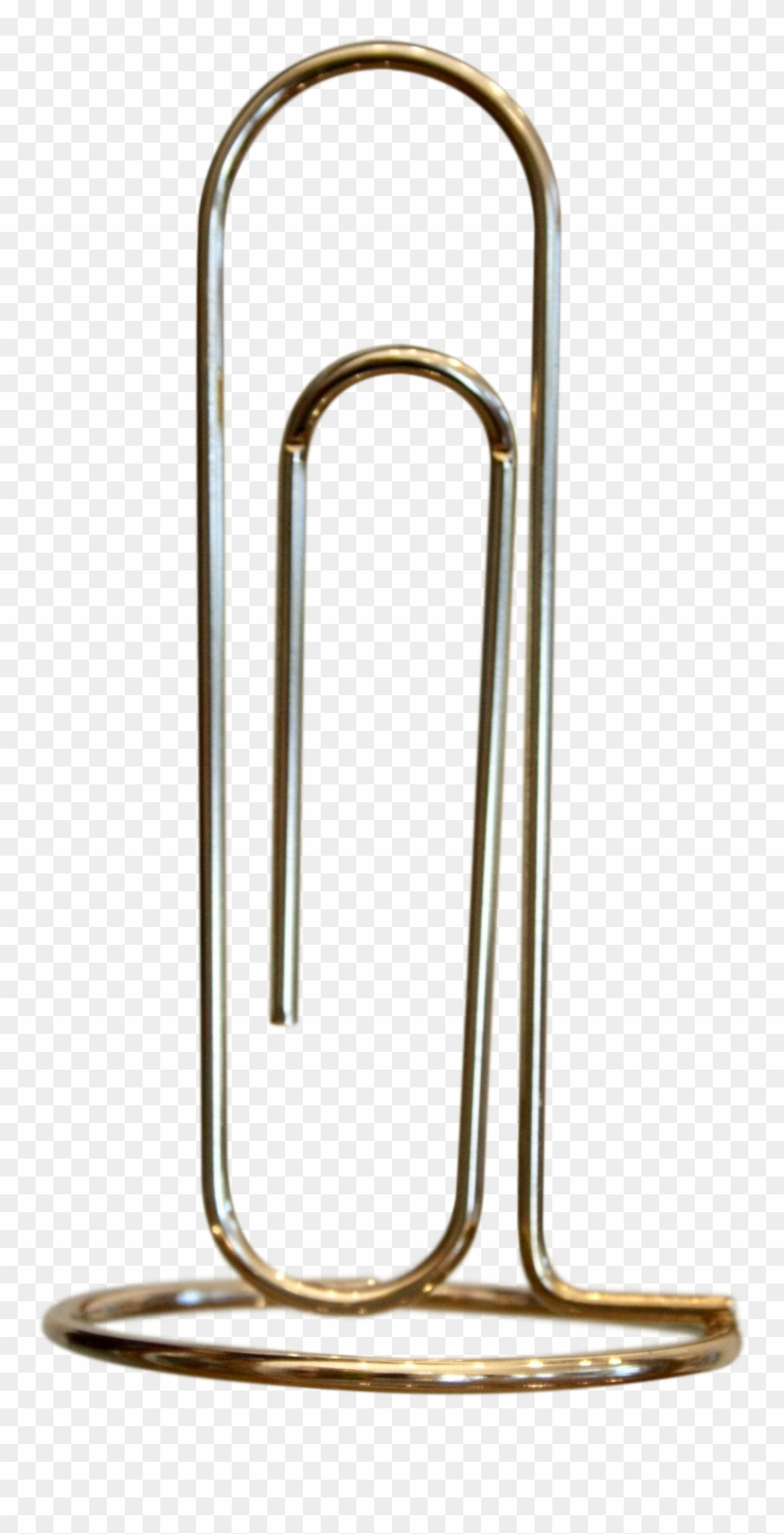 Oversized Paperclip Display Chairish - Png Download