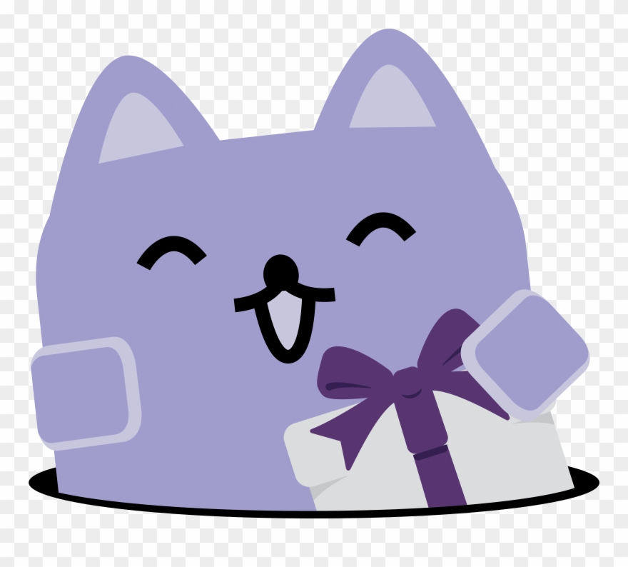 Broadcat, Holding A Gift Clipart