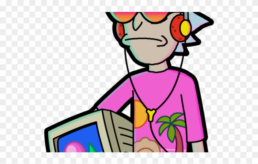 Style Clipart I Love The 80's - Png Download