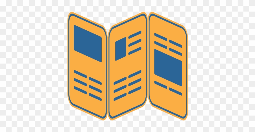 Cal Trans Brochure Icon Clipart