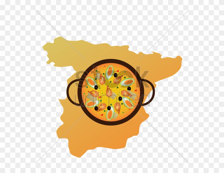 Paella Clipart Main Dish - Png Download