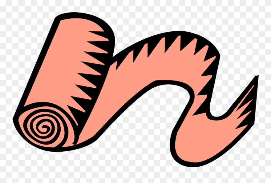 Vector Illustration Of Tensor Bandage Elasticized Bandage Clipart